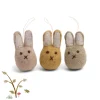 En Gry & Sif - handmade trio of bunnies