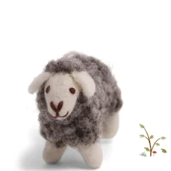 En Gry & Sif little woolly sheep - grey