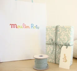 New Baby Gift Set - two blue bunnies