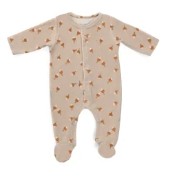 New Baby Gift-wrapped Set - sleep suit, rabbit & radish