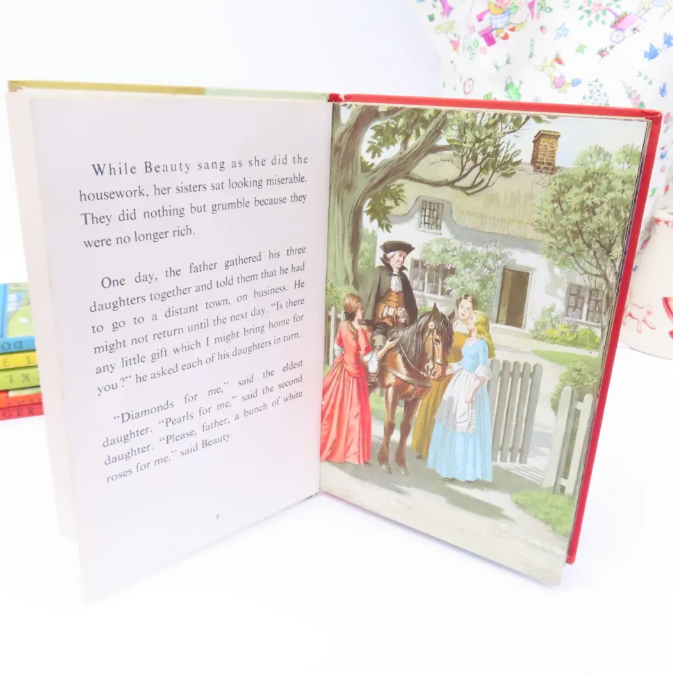 VINTAGE Ladybird book - Beauty and the Beast (mid 1970s)