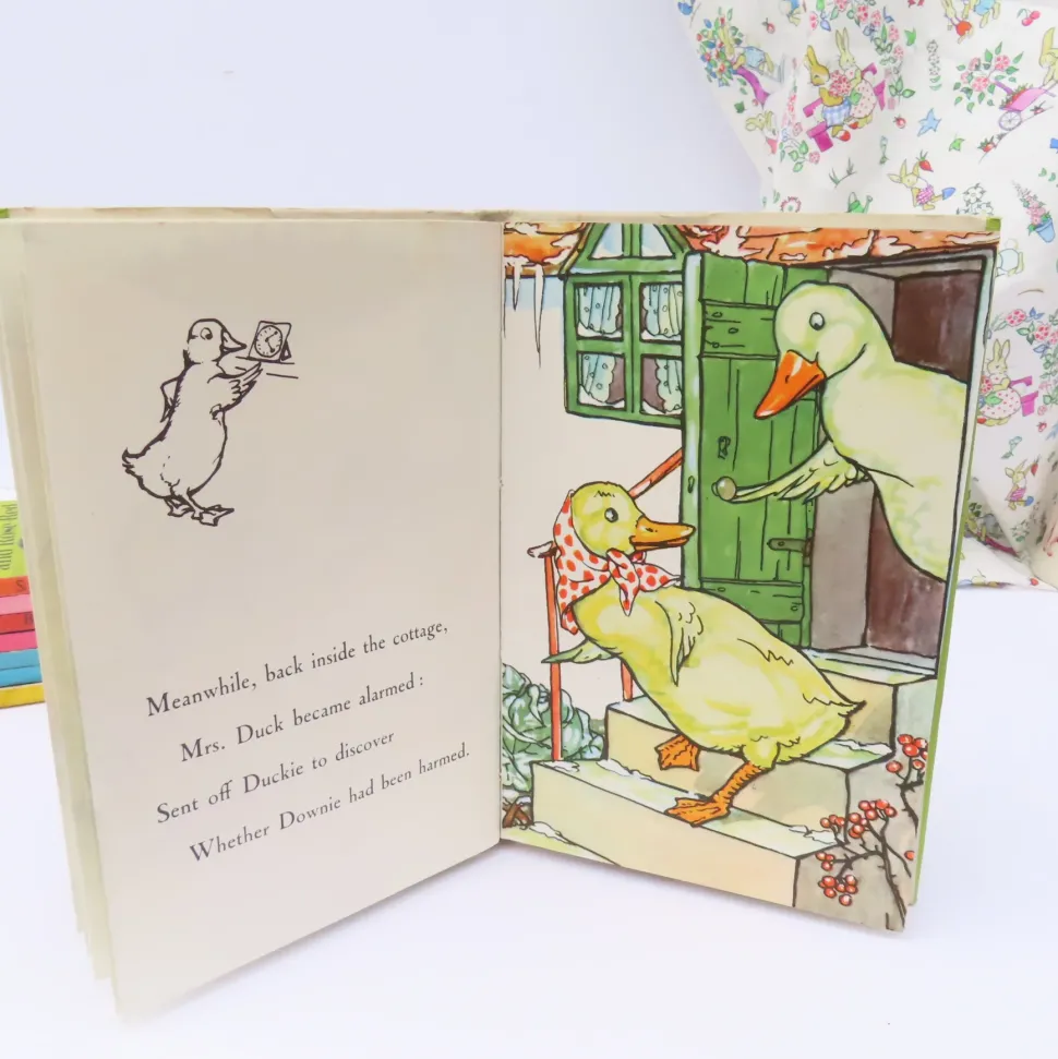VINTAGE Ladybird book - Downy Duckling with DJ (mid 1950s)