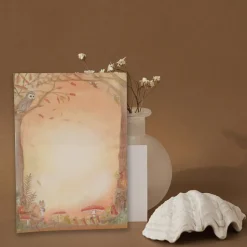 Wilded Family seasonal notepaper set - autumn